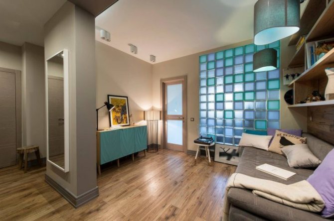 (55 photos) Blocs de verre à l'intérieur de l'appartement photo