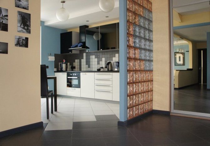 (55 photos) Blocs de verre à l'intérieur de l'appartement photo