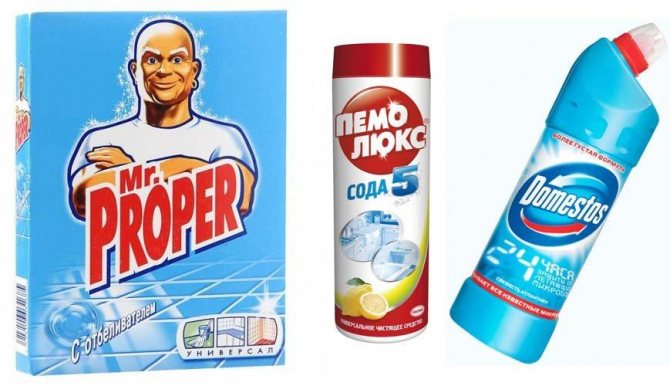 aérosols pour nettoyer les rebords de fenêtres