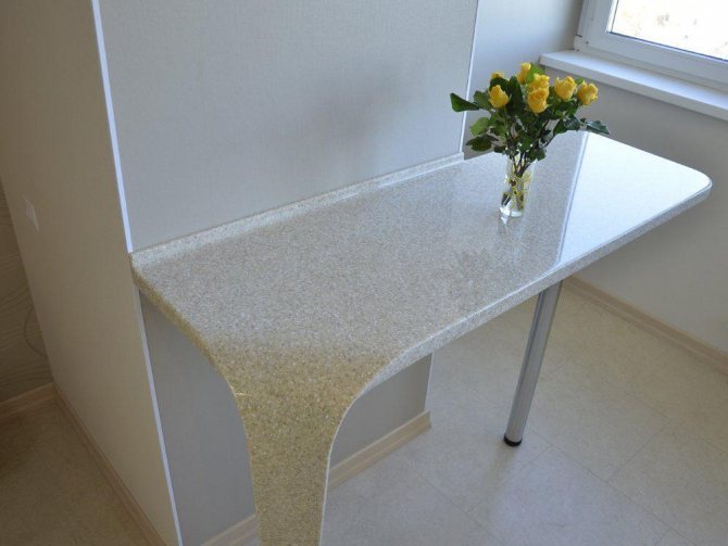 Comptoir de bar en acrylique