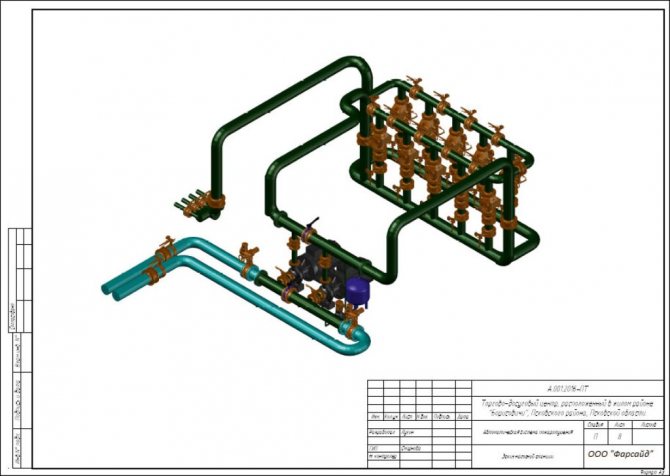 Schémas d'extinction axonométriques