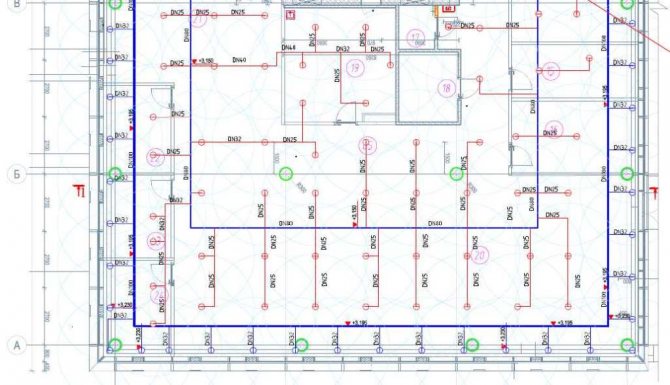 Schémas d'extinction axonométriques