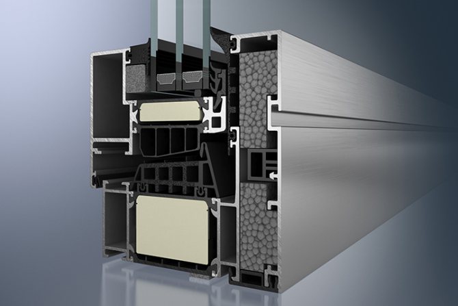 Profilé aluminium Schuco AWS 112