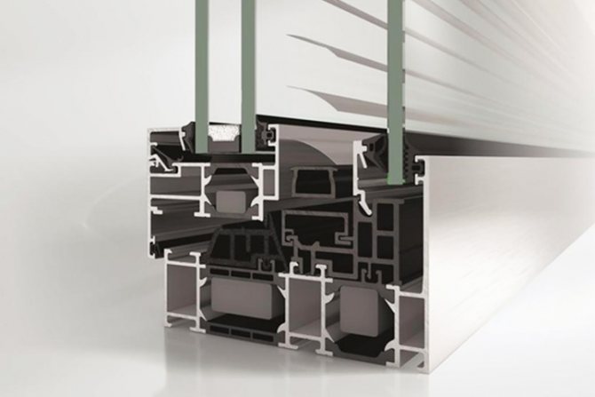 Profilé aluminium Schuco AWS 120