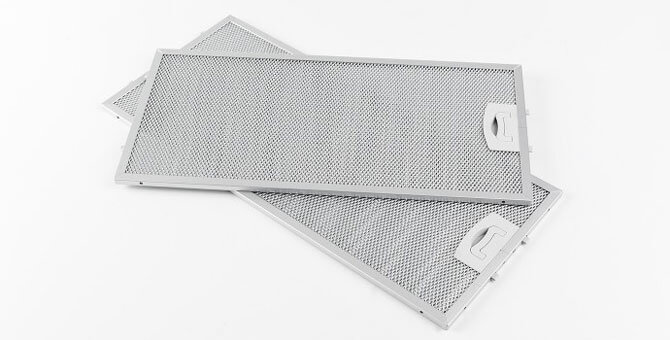 Filtre à graisse en aluminium