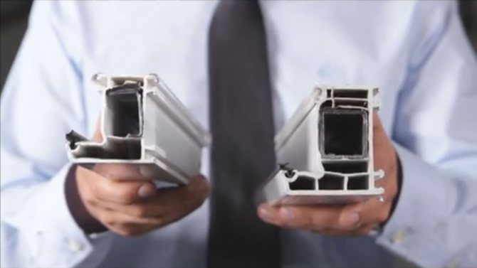 Renforcement d'un profilé plastique