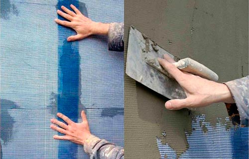 maille de renfort sur mousse