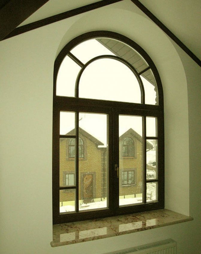 Pentes cintrées pour fenêtres