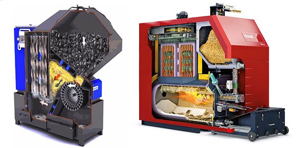 Réchauffeurs à combustible solide automatisés
