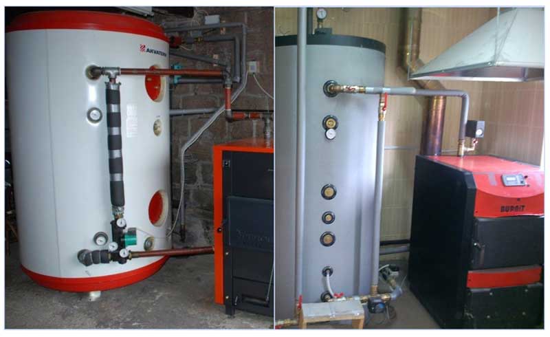 Dérivation dans le système de tuyauterie d'une chaudière à combustible solide