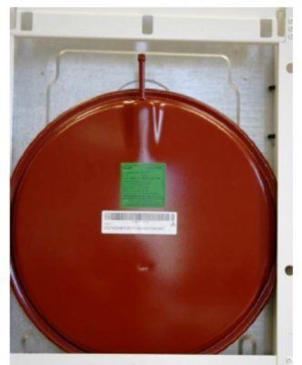 Vase d'expansion à membrane pour chaudière à gaz