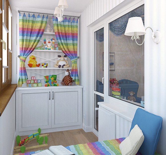 Balcon pour les jeux