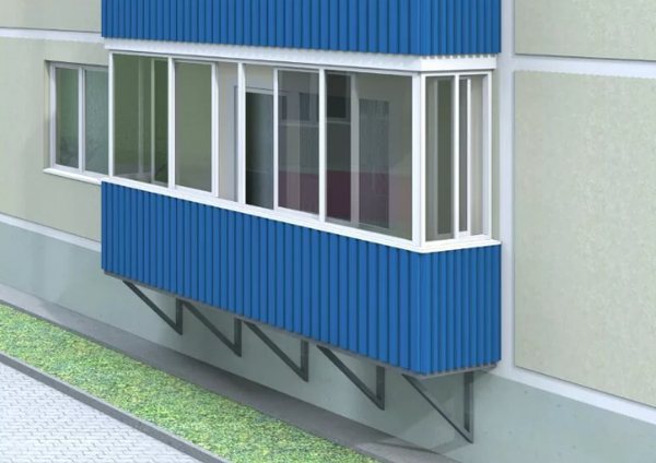 Un balcon est une plate-forme dépassant du plan de la façade de la maison