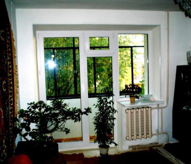 Bloc de balcon avec une solution non standard