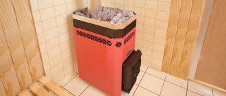 Poêle de sauna Rus 9 avec poêle ouvert