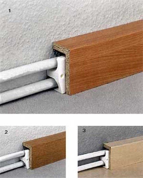 Batteries dans les murs - chaudes