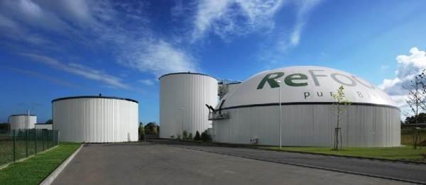 Installation de biogaz