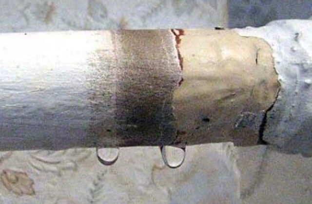 que faire si un tuyau se brise dans un appartement