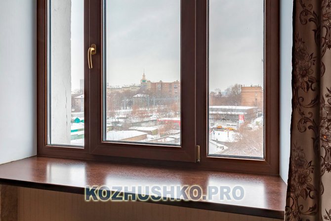 Appuis de fenêtre colorés pour fenêtres en plastique