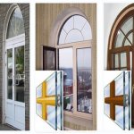 Aménagement décoratif à l'intérieur du meuble vitré