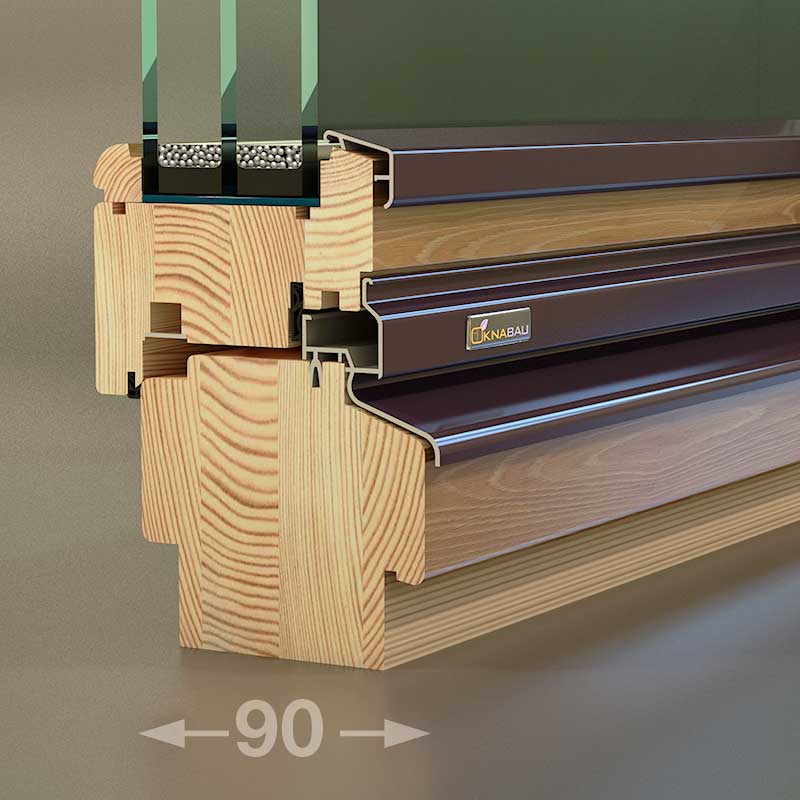 Fenêtre en bois Holz Bau therm