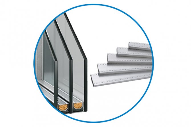 Entretoises dans les fenêtres à double vitrage