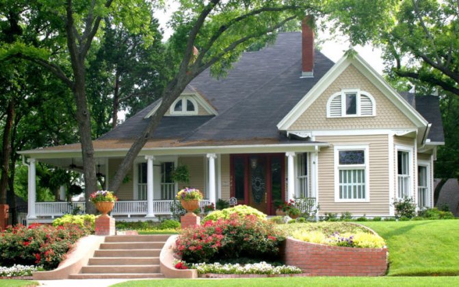 conception de porche de maison privée