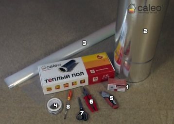 Outils et matériaux supplémentaires pour le chauffage par le sol
