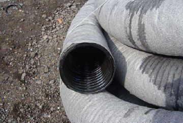 tuyaux de drainage en géotextile