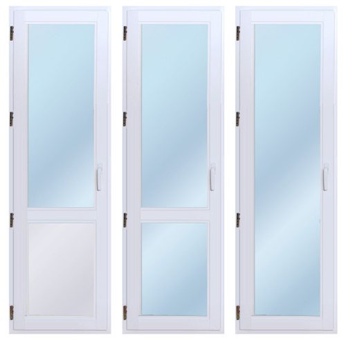 Portes profilées en PVC