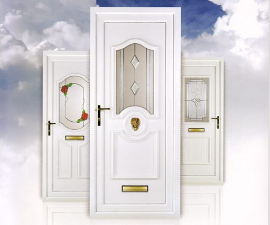 Portes avec inserts en verre