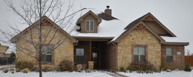 nous économisons la chaleur dans notre maison privée