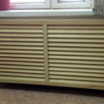 écran pour batterie type articulé en bois