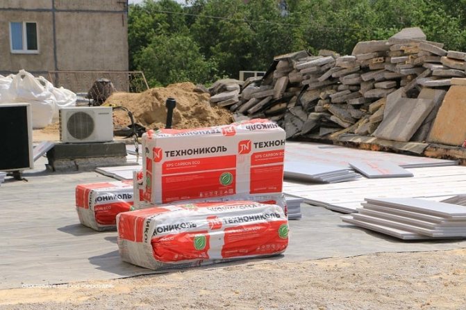 Application de mousse de polystyrène extrudé