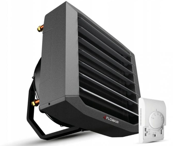 Radiateur soufflant électrique avec panneau de commande Flowair