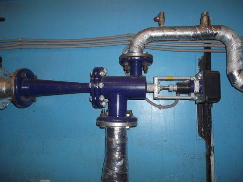 Unité d'ascenseur du système de chauffage: le principe de fonctionnement de l'unité d'ascenseur du système de chauffage, schéma