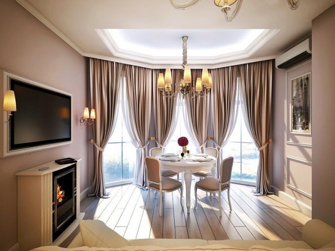 Baies vitrées dans l'appartement