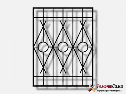 Croquis de grille en métal