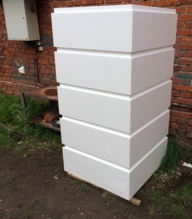 Décor de façade en polystyrène expansé