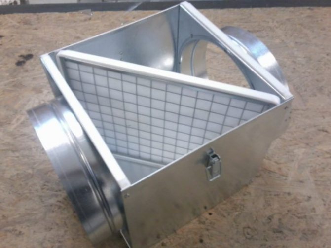 filtres dans le système de ventilation