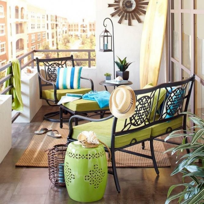 Photo numéro 12: Création d'un coin salon sur le balcon: 10 idées de détente