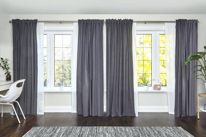 Photo n ° 15: Conception de tringles à rideaux: options pour différents styles d'intérieur