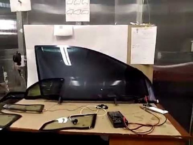 Photo 18: Connexion de la teinte sur le verre