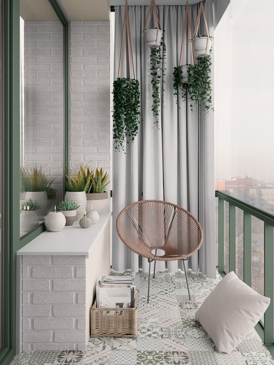 Photo numéro 20: Création d'un coin salon sur le balcon: 10 idées de détente