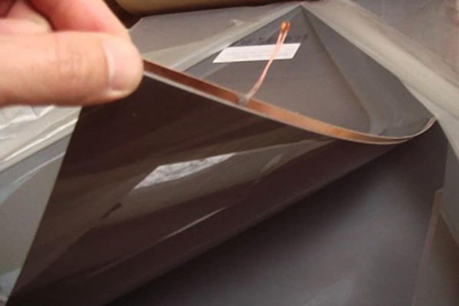 Photo 24: Film électrochrome démonté