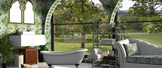 Photo: les fenêtres cintrées rendent la pièce plus lumineuse et plus spacieuse