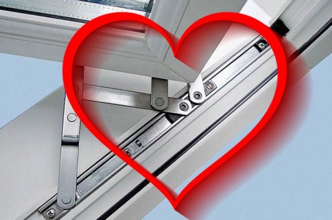 Photo: ferrures - le cœur de votre fenêtre