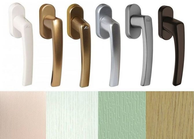 Photo: la poignée Roto Line * classique est assortie aux fenêtres aux couleurs délicates