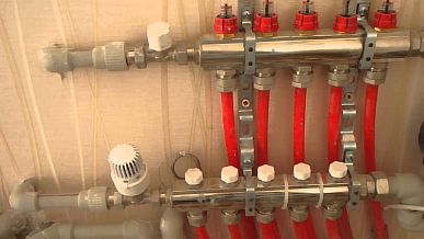 Photo - Installation de l'assemblage du collecteur