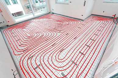 Photo - Installation d'éléments chauffants